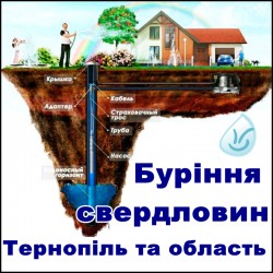Буріння свердловин на воду Тернопіль та область