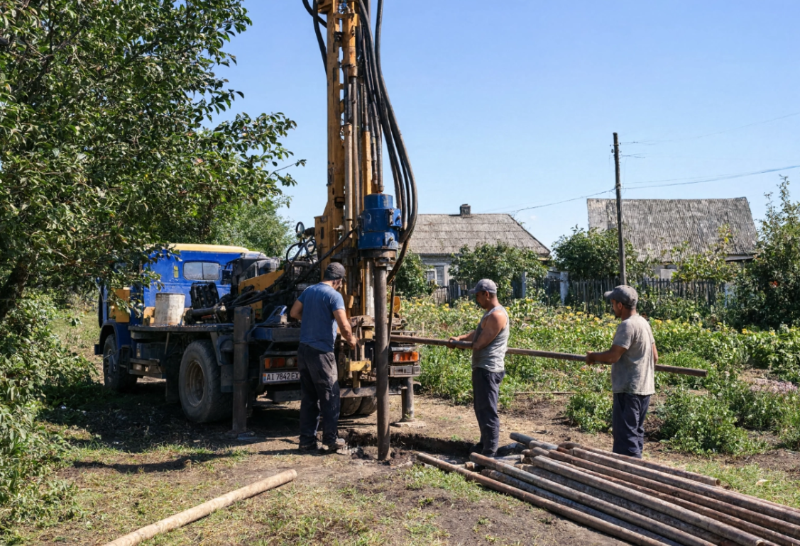 Кам’янка Буріння свердловин на воду Скважина під ключ