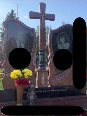 Сумы Памятники надгробные габбро гранитные мраморные бетонные