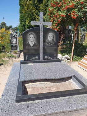 Пам' ятники на могилу з Граніту Звягель