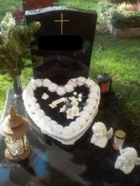Пам'ятник з граніту на могилу Дніпро