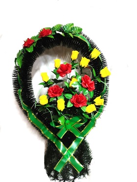 Ритуальні вінки корзинки Черкаси